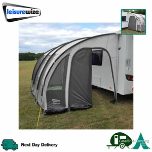 Lunar Ariva Caravan Porch Awning 390 Charcoal Grey 3.9m - Picture 1 of 5