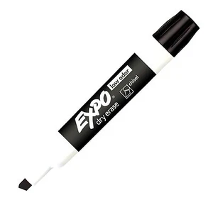 80001 Expo Low Odor Dry Erase Whiteboard Marker, Chisel Tip, Black, 1 Each - Picture 1 of 1