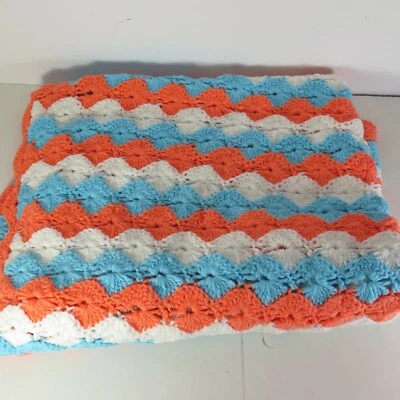 Crochet Baby Blanket Multicolor Size 41x50" - Image 1 of 3