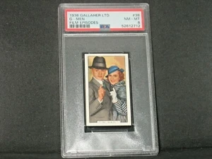 James Cagney Margaret Lindsay 1936 Gallaher Ltd #38 PSA 8 Near Mt To Mint - Bild 1 von 5