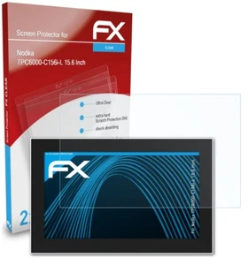 atFoliX 2x Protecteur d'écran pour Nodka TPC6000-C156i-L 15,6 pouces transparent - Photo 1/8