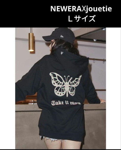 VETEMENTS Felpa con cappuccio New Era Collaboration donna Jouetie Jiety edizione limitata VHTF rara popul