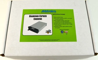 Addonics DCED256ES Diamond Cipher Hard Drive Kit - Image 1 of 4