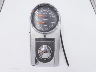 100%Work Dual 7005km Harley 00-06 Softail Speedometer Instrumen Gauge Dash Key - Image 1 of 4