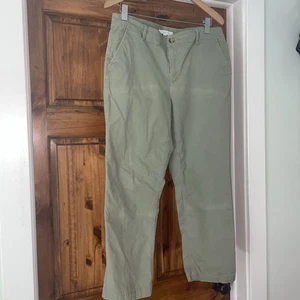 LOFT - The Monroe Slim - Olive green Chino - Ankle Length Pants - Size 12 - Picture 1 of 6