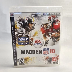 Sony PlayStation 3 Madden NFL 10 EA Sports gioco completo con custodia e manuale - Foto 1 di 4