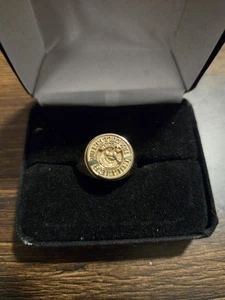 Collier Tax Collector 10k Yellow Gold Ring 8Gram Size 7.5 - Picture 1 of 7