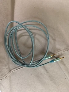 Cable Auxiliar Philips 3.5mm 6 Pies Turquesa Aux Azul Verde - Imagen 1 de 2