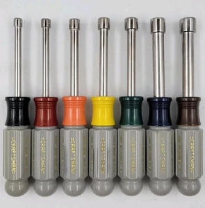 Juego de destornilladores de tuercas métricas Craftsman de colección 7 piezas 4198 serie H 5 a 11 mm gris completo - Imagen 1 de 6