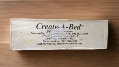 Create-A-Bed UB Full Size Murphy Bed Mechanism Made In USA New Open Box - Image 1 of 4