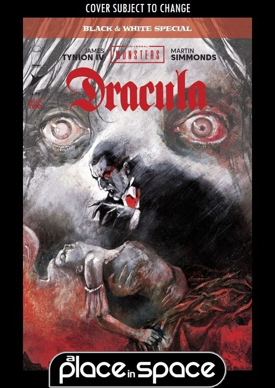 UNIVERSAL MONSTERS DRACULA BLACK & WHITE SPECIAL #2A MARTIN SIMMONDS (WK48) - Image 1 of 1