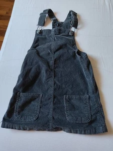 Mädchen Latzkleid Gr.122 grau/silber "dopodopo" gebraucht - Bild 1 von 2