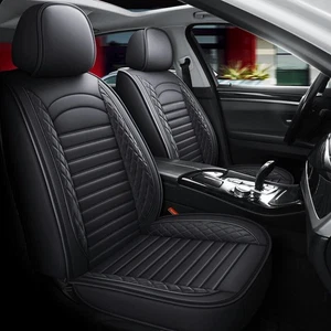 Fit Toyota Tacoma Seat Covers 2012-2025 Front/ Rear/ Full Set Leather - Foto 1 di 13
