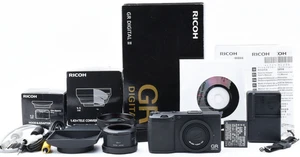 SC 1420 [NEAR MINT in Box] RICOH GR Digital II 10.1MP Black GH-1 GT-1 From JAPAN - Picture 1 of 13