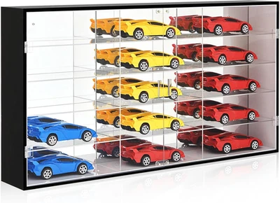 1: 24 Clear Acrylic Toy Car Display Case Toy Car Display Show Box 15 Scale Dieca - Image 1 of 4