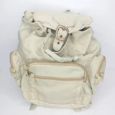 Mochila Casual Vintage Y2K Anos 90 Yak Pak Bege Amarelo Verde - Imagem 1 de 4