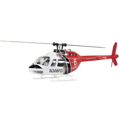 Flywing V3 470 RTF Bell 206 2 Blades ACE flight Control RC Model Helicopter - Image 1 of 4