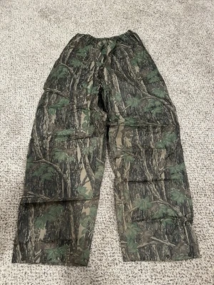 Two-Piece Nylon PVC Rainsuit Size Large Camo - Image 1 of 4
