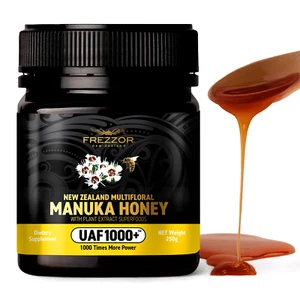 MIELE DI MANUKA MULTIFLOREALE FREZZOR NUOVA ZEALANDIA UAF1000+, sollievo sintomi raffreddore e influenza - Foto 1 di 12