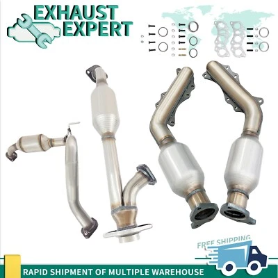 4x convertidores catalíticos para Toyota 4Runner 2003-2009/2007-2009 FJ Cruiser 4,0 L Foto 1 de 4