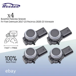 NEW 4PCS Bumper Parking Sensor Fit Chrysler 2017-23 Pacifica 2020-23 Voyager - Picture 1 of 10