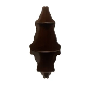 The Bombay Company 33” Mahogany Corner Wall Shelf (hanging) Vintage 1991. - Picture 1 of 8