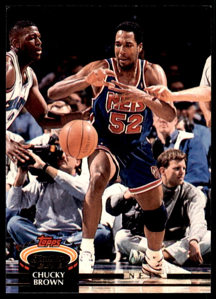 1992-93 Stadium Club Chucky Brown New Jersey Nets #371 - Image 1 of 2