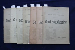 1885-1887 GOOD HOUSEKEEPING MAGAZINE - LOT OF 7 - O 3425 - Imagen 1 de 24
