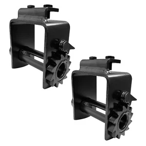 2 Pack Portable Winch Flatbed Trailer Truck Winch for 2" -4" Winch Strap 160 mm - Foto 1 di 7