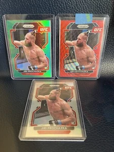 LOTE de UFC Panini Prizm Jiri Prochazka 2022 rojo Prizm plata verde Prizm - Imagen 1 de 5