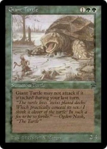 1x Giant Turtle - LP - Legends - SPARROW MAGIC - mtg -  - Image 1 of 1