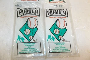 2 Premium Sports Card Holders 4 Screw Case NIP but vintage product - Picture 1 of 5