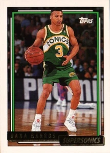 1992-93 Topps Gold #58 - Dana Barros - Seattle SuperSonics 92-630 - Bild 1 von 2