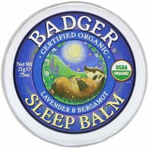 Badger 100% Certified Organic Sleep Balm Lavender Relaxation Essential Oils - Picture 1 of 3