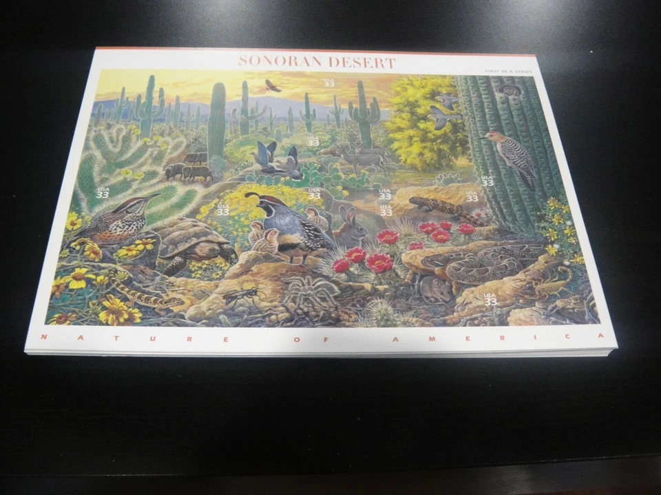 USA 1999 Sc#3292 NATURE OF AMERICA SERIES No.1 Sonoran Desert Sheet MNH XF - Image 1 of 1