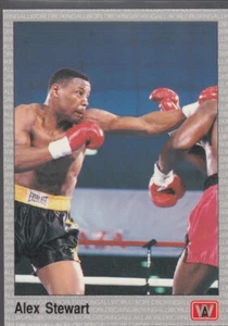 ALEX STEWART 1991 All World Boxing #37 Heavyweight Mint - Picture 1 of 2