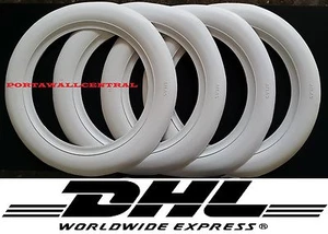 GENUINE ATLAS CLASSIC STYLE 15" WIDE WHITE WALL PORTAWALL TIRE INSERT TRIM SET - Picture 1 of 6