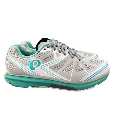 Женские велосипедные туфли Pearl Izumi размер 39 (США 8) X-Road Fuel IV серые белые зеленые - Изображение 1 из 4