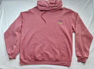 BDG Jeans Hoodie Men L Large Red Oversized Pullover Sweater Pocket Cotton Blend - Picture 1 of 7