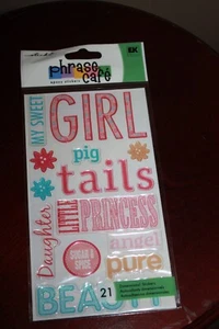 Sticko Phrase Cafe Girl Epoxy Stickers - Picture 1 of 2