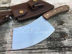 Custom Handmade Carbon Steel Professional Chef Knife,Meat Cleaver, Axe, 025 - Picture 1 of 6