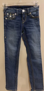 True Religion Julie QT Little Girls Jeans EUC Sz 7 - Picture 1 of 4