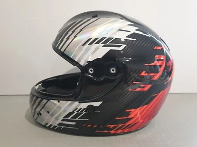 SHARK Aeron Edgy Carbon Motorradhelm (Rot/Weiß/Schwarz) M - Bild 1 von 4