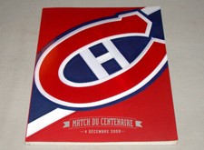 Dec. 4th. 2009 NHL Montreal Canadiens Centennial Game Program # 02384/ 23,000