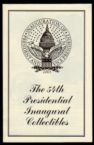 Brochure George Bush 2001 inaugurale da collezione - Foto 1 di 1