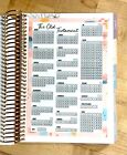 Bible Read New/Old Testament Insert 4 use with ErinCondren A5 Coil Spiral
