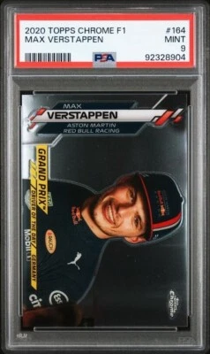 MAX VERSTAPPEN 2020 Topps Chrome F1 #164 PSA 9 MINT RC C:904 - Image 1 of 2