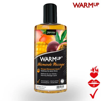 WARMup Olio da Massaggio Riscaldante 150 ml Warming Oil Massage Mango Maracuya - Immagine 1 di 2