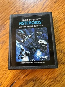 Asteroids (Atari 2600, 1981) solo cartucho de juego videojuego vintage - probado - Imagen 1 de 8