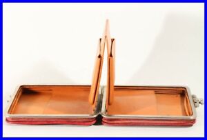 Fountain Pen expanding Leather Pouch Case fits 30 x 100 Pelikan / D.R.P 1930's V